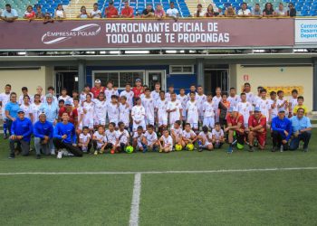 Juan Arango, César “Maestrico” González y Renny Vega se unen  a Empresas Polar para impulsar el fútbol menor