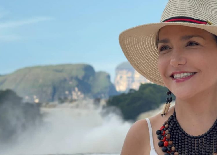 Mary Olga Rodríguez realizó espectacular vídeo del Alma Llanera en Canaima.