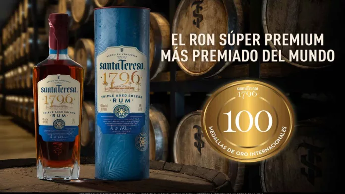 La Consistencia se Premia: Santa Teresa 1796, el Ron Venezolano Triple Añejado, Acumula 100 Medallas de Oro