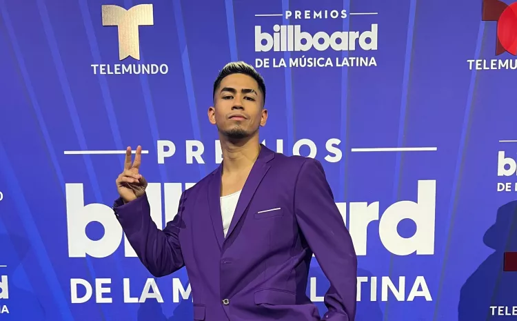Bailarín Abel Ruiz de Castilla destaca junto a grandes estrellas de la música latina en los Latin Billboard