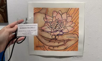 La artista plástica Bárbara Pecorelli presentó sus libros y obras de arte en Sumarte24 en Miami